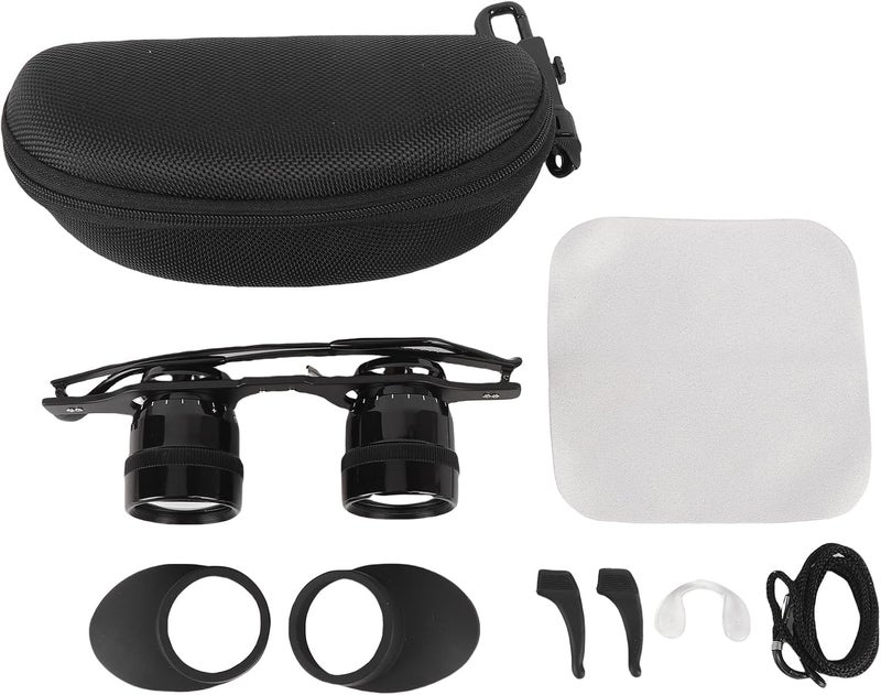 Pomya HandsFree Binocular Glasses for Fishing, 10X Opera Binocular Glasses with Storage Case, Multipurpose Folding Eyeglasses for Fishing Concert Events - Image 5